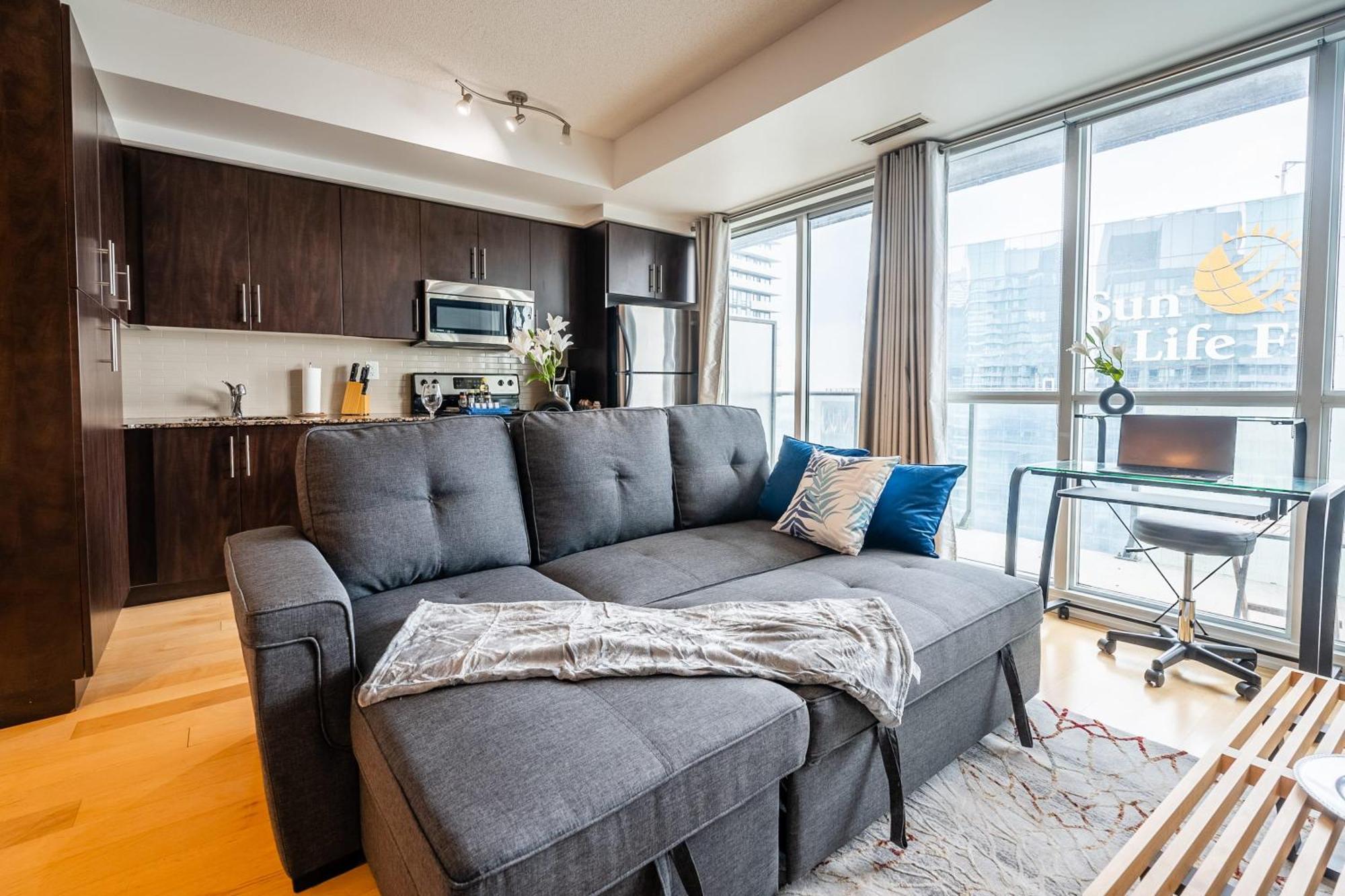 1Br Luxury Condo - Downtown 토론토 외부 사진